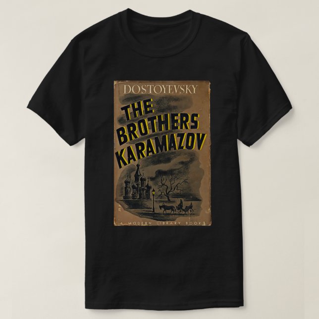 T-shirt Les frères Karamazov (Design devant)