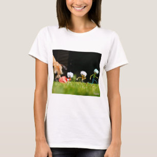 T-shirt Les Fubby jouent une parodie avec un chien comme t