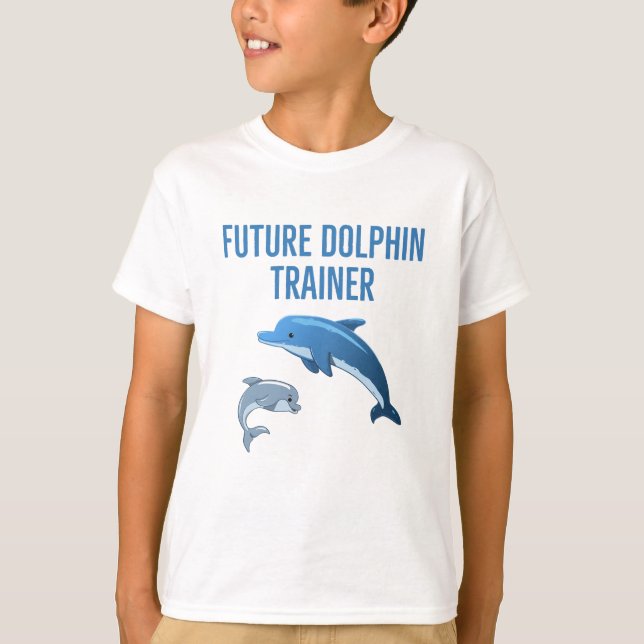 T-shirt Les futurs enfants de la formation des dauphins (Devant)
