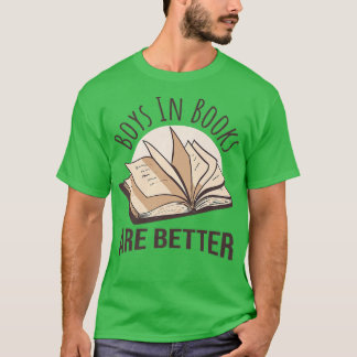 T-shirt Les Garçons Dans Les Livres Sont Mieux