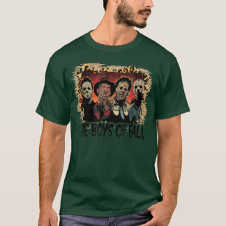 T-shirt Les Garçons De Automne Horreur Halloween Film Vint