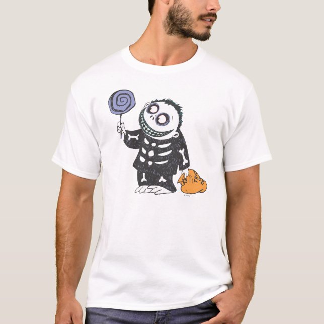 T-shirt Les Garçons d'Oogie | Baril avec bonbon (Devant)