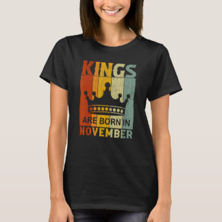T-shirt Les garçons du mois de novembre fêtent leur annive