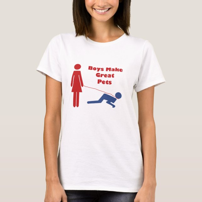 T-shirt Les garçons font à de grands animaux familiers le (Devant)