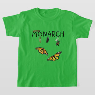 T-shirt Les Garçons Le Cycle De Vie Du Monarque.