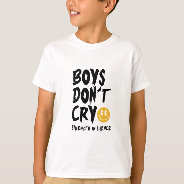 T-shirt Les garçons ne pleurent pas (Devant)