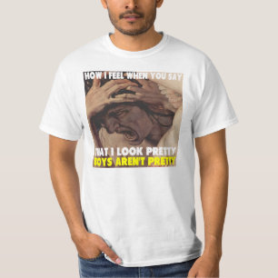 T-shirt Les garçons ne sont pas jolis !