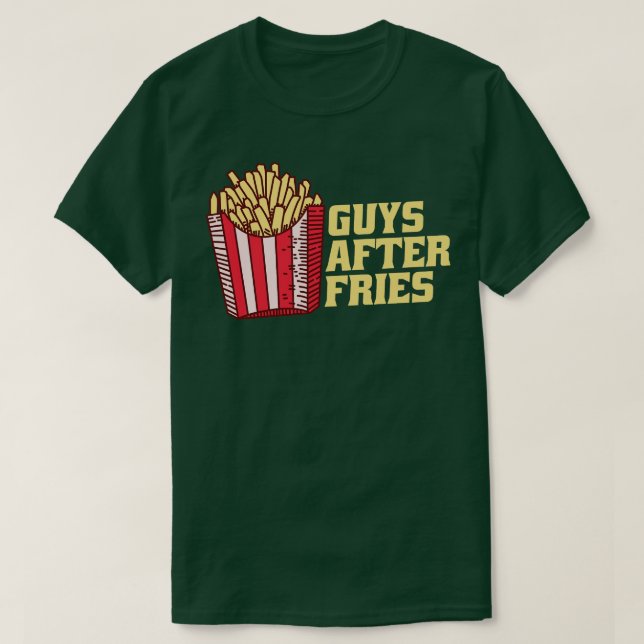 T-shirt Les gars après les fraises (Design devant)