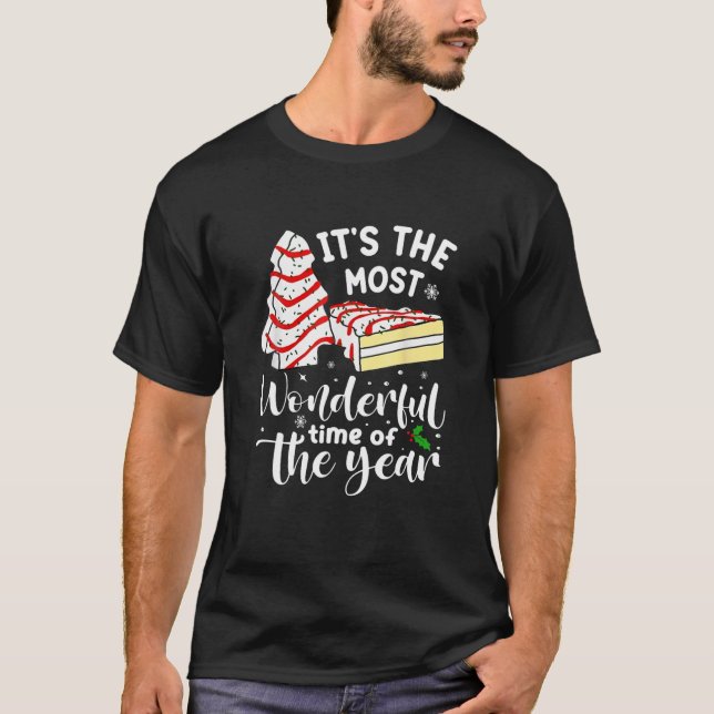 T-shirt Les gâteaux de Noël C'est le moment le plus mervei (Devant)