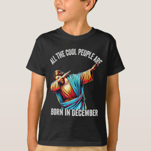 T-shirt Les gens cool sont nés en décembre Christian Noël