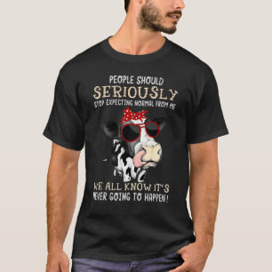 T-shirt Les gens devraient sérieusement cesser d'attendre