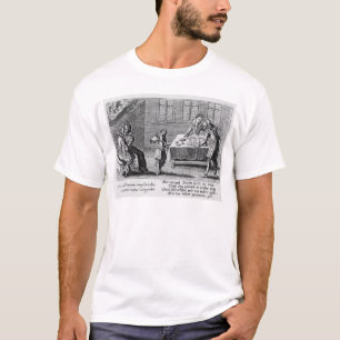 T-shirt Les gens jouant au backgammon