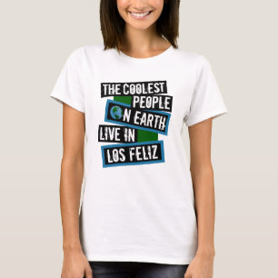 T-shirt Les gens les plus cool sur Terre vivent à Los Feli