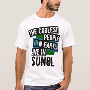 T-shirt Les gens les plus froids de la planète vivent à Su