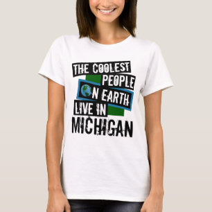 T-shirt Les gens les plus froids de la planète vivent au M