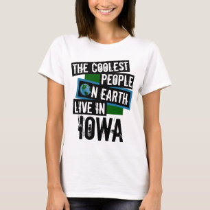 T-shirt Les gens les plus froids de la planète vivent en I