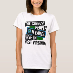 T-shirt Les gens les plus froids de la planète vivent en V