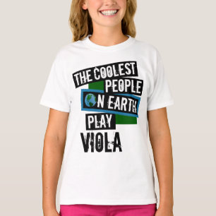 T-shirt Les gens les plus froids de la Terre Jouer de la V