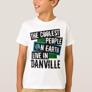 T-shirt Les gens les plus froids de la Terre vivent à Danv