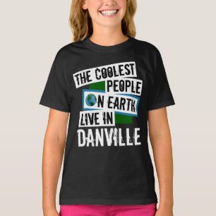 T-shirt Les gens les plus froids de la Terre vivent à Danv
