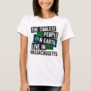 T-shirt Les gens les plus froids du monde vivent au Massac