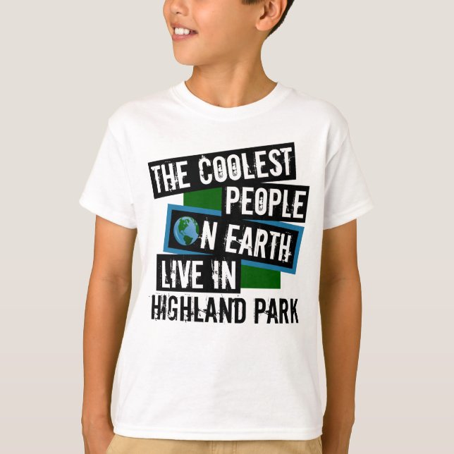 T-shirt Les gens les plus froids du monde vivent dans High (Devant)