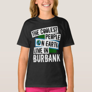 T-shirt Les gens les plus froids sur terre vivent à Burban