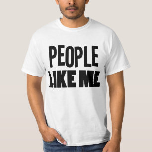 T-shirt Les gens m'aiment noir