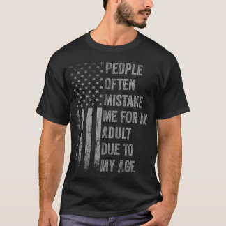T-shirt Les Gens Me Prennent Souvent Pour Un Adulte En Rai