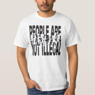 T-shirt Les gens ne sont pas illégaux