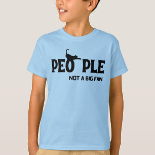 T-shirt Les gens pas un gros fan drôle Introvert Hilarié