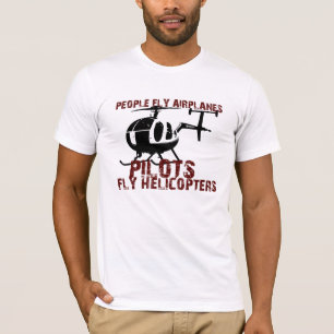 T-shirt Les gens pilotent des avions, pilotes pilotent des