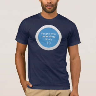 T-shirt Les gens qui comprennent le cercle binaire