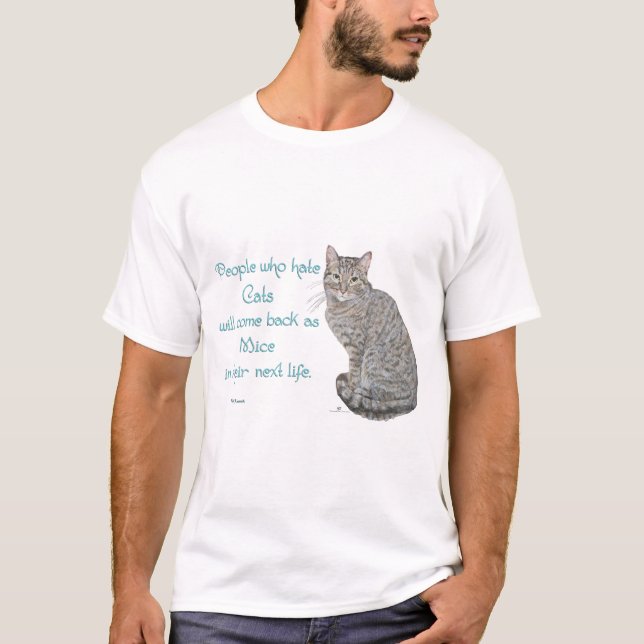 T-shirt Les Gens Qui Détestent Les Chats. . . (Devant)