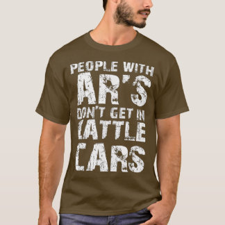 T-shirt Les Gens Sarcastiques Drôle Avec Des AR Ne Peuvent