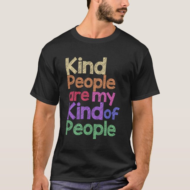 T-shirt Les Gens Sont Mon Genre De Gens (Devant)
