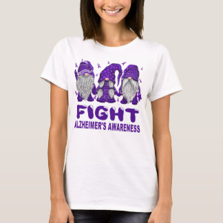 T-shirt Les Gnomes Luttent Contre La Maladie D'Alzheimer