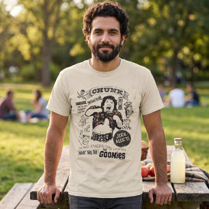 T-shirt Les Goonies Chunk Retro Collage