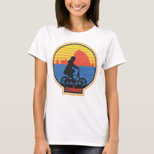 T-shirt Les Goonies Retro Mikey équitation Vélo Graphique