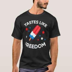T-shirt Les goûts comme la liberté Popsicle Juillet 4