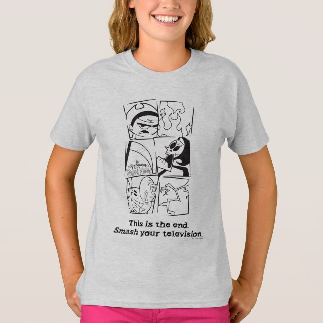 T-shirt Les Grandes Aventures de Billy & Mandy - La Fin (Devant)