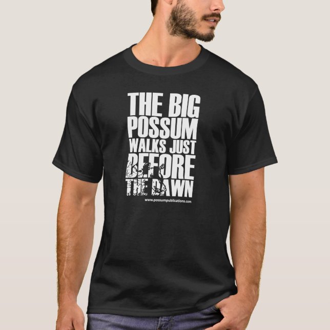 T-shirt Les grandes promenades d'opossum (Devant)