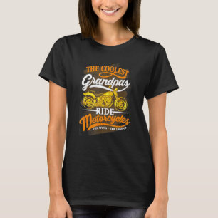 T-shirt Les Grandpas Les Plus Cools Circulent En Moto Le M