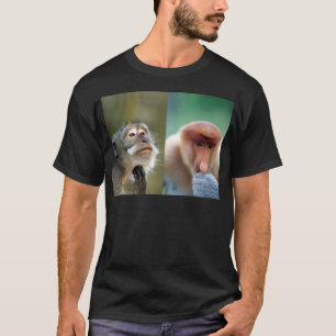 T-shirt Les grands esprits pensent comme les singes probos