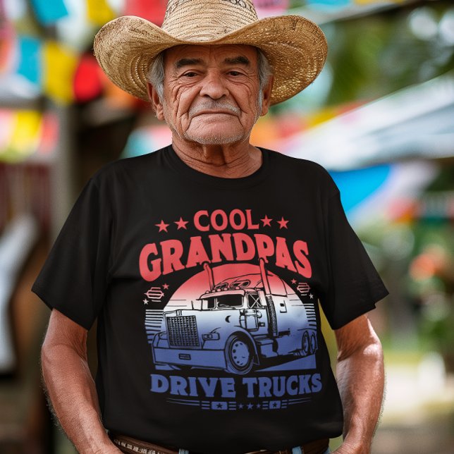 T-shirt Les grands-pas cool conduisent des camions sous le (Créateur téléchargé)