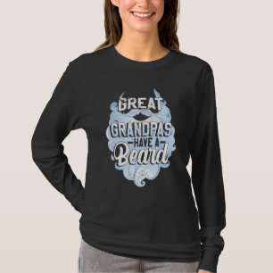 T-shirt Les Grands-Pères Ont Une Barbe Les Hommes La Barbe