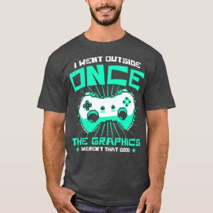 T-shirt Les Graphiques De Jeu Ont Été Les Bons Jeux Vidéo 