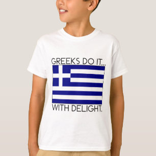 T-shirt Les Grecs le font... avec délice.