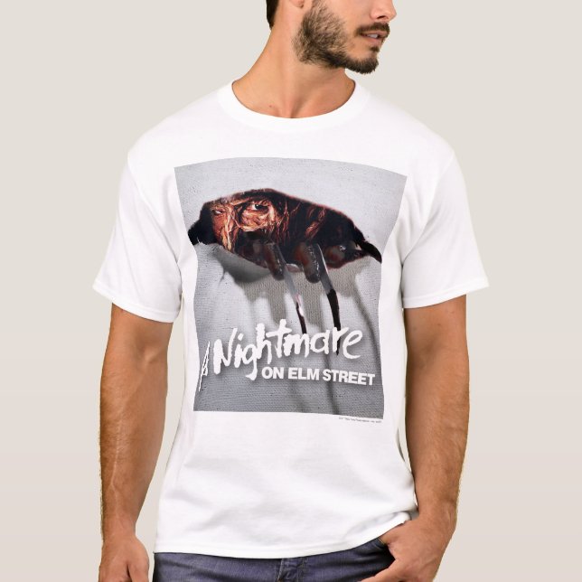 T-shirt Les Griffes de la nuit | Freddy Krueger Peeking (Devant)