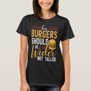 T-shirt Les Gros Burgers Cheeseburger Doivent Être Plus La